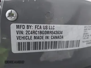 2021 Chrysler Pacifica Touring L with VIN 2C4RC1BG0MR543634, listed as a IAAI auction lot 41513467 with 148,010 mi miles and . Bid and sale history available at DreamBid. Image 9.