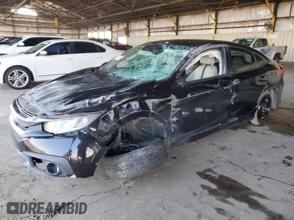 2017 Honda Civic Sedan EX-T with VIN 19XFC1F43HE018271, listed as a Copart auction lot 40249204 with 97,409 mi miles and Salvage Title. Bid and sale history available at carsss.com. Image 1.