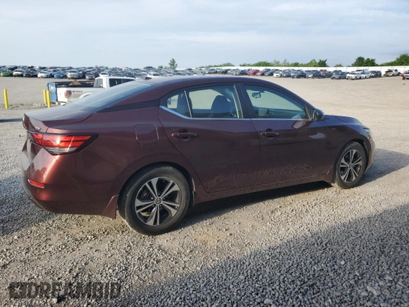 2023 Nissan Sentra SV z VIN 3N1AB8CV6PY261611, wystawiony jako Copart lot #56584035 z przebiegiem 16 632 mil mil oraz Szkoda całkowita • Salvage title. Historia ofert i sprzedaży dostępna na DreamBid. Obrazek 3.