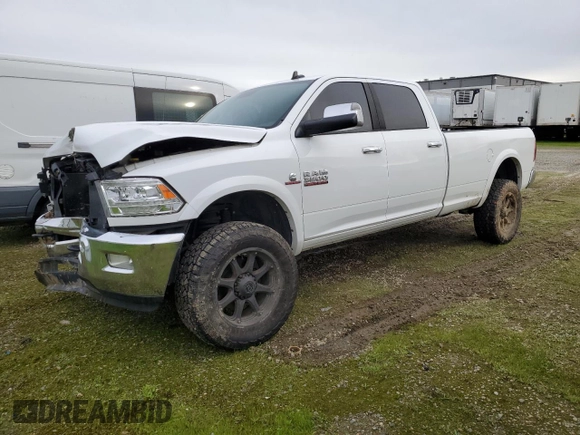 2014 Ram 3500 Laramie with VIN 3C63R3JL9EG248528, listed as a Copart auction lot 44964125 with 247,244 mi miles and Salvage Title. Bid and sale history available at carsss.com. Image 1.