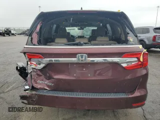 2019 Honda Odyssey EX-L z VIN 5FNRL6H70KB129539, wystawiony jako Copart lot #58477675 z przebiegiem 145 738 mil mil oraz Szkody całkowita. Historia ofert i sprzedaży dostępna na DreamBid. Obrazek 6.