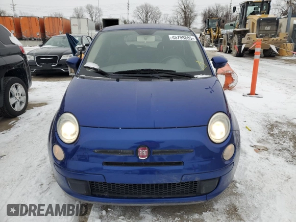 2012 FIAT 500 Pop z VIN 3C3CFFAR4CT277368, wystawiony jako Copart lot #45798685 z przebiegiem 168 775 mil mil oraz Czysty tytuł • Clean title. Historia ofert i sprzedaży dostępna na DreamBid. Obrazek 5.