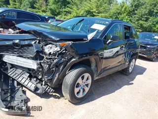 2019 Toyota RAV4 LE with VIN JTMH1RFV9KD515999, listed as a IAAI auction lot 42635692 with 87,345 mi miles and . Bid and sale history available at DreamBid. Image 17.