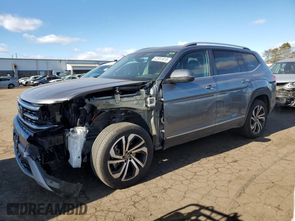 2023 Volkswagen Atlas SEL z VIN 1V2BR2CA4PC520336, wystawiony jako Copart lot #42851615 z przebiegiem 36 090 mil mil oraz Szkoda całkowita • Salvage title. Historia ofert i sprzedaży dostępna na DreamBid. Obrazek 1.