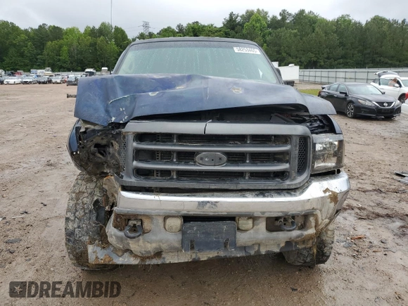2002 Ford F-250 XL with VIN 1FTNW21F92ED31393, listed as a Copart auction lot 58253465 with 243,441 mi miles and Clean title. Bid and sale history available at DreamBid. Image 5.