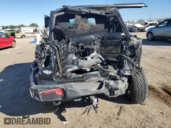 2020 Jeep Wrangler Unlimited Sport with VIN 1C4HJXDM8LW248682, listed as a Copart auction lot 72225934 with Not provided miles and Salvage title. Bid and sale history available at DreamBid. Image 6.