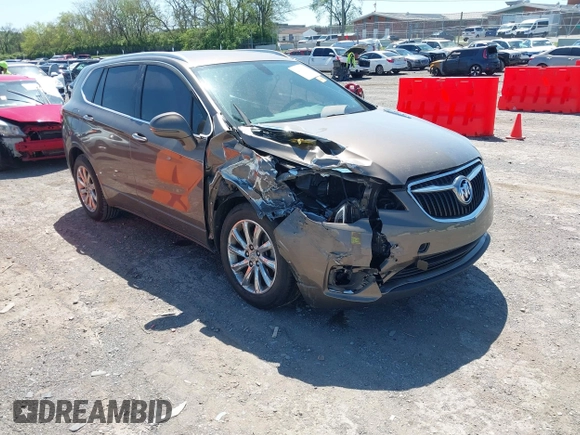 2019 Buick Envision Essence with VIN LRBFXCSA3KD043383, listed as a IAAI auction lot 42031599 with 96,754 mi miles and . Bid and sale history available at carsss.com. Image 1.