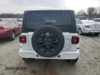 2021 Jeep Wrangler Unlimited Sahara Altitude z VIN 1C4HJXEN7MW651514, wystawiony jako Copart lot #48438715 z przebiegiem 37 289 mil mil oraz Szkoda całkowita • Salvage title. Historia ofert i sprzedaży dostępna na DreamBid. Obrazek 6.