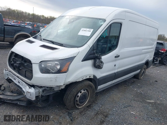2018 Ford Transit with VIN 1FTYE2CM4JKA10552, listed as a IAAI auction lot 42003388 with 116,464 mi miles. Bid and sale history available at carsss.com. Image 17.