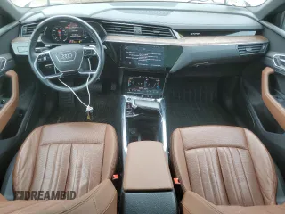 2022 Audi e-tron Premium Plus with VIN WA1LAAGE5NB009526, listed as a Copart auction lot 63073355 with 46,142 mi miles and Salvage title. Bid and sale history available at DreamBid. Image 8.