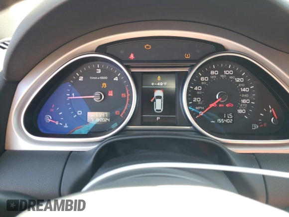 2014 Audi Q7 3.0L TDI Prestige with VIN WA1VMAFE9ED018509, listed as a Copart auction lot 67529174 with 155,402 mi miles and Salvage Title. Bid and sale history available at carsss.com. Image 9.