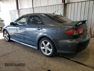 2005 Mazda 6 Sport S with VIN 1YVHP80D555M50599, listed as a Copart auction lot 46394155 with 98,392 mi miles and Salvage Title. Bid and sale history available at DreamBid. Image 2.