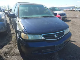 2004 Honda Odyssey EX-L with VIN 5FNRL189X4B045588, listed as a IAAI auction lot 41928397 with 218,182 mi miles and . Bid and sale history available at DreamBid. Image 1.