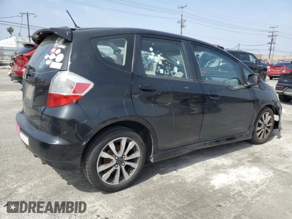2012 Honda Fit Sport with VIN JHMGE8H5XCC006016, listed as a Copart auction lot 52941995 with 196,312 mi miles and Salvage Title. Bid and sale history available at carsss.com. Image 3.
