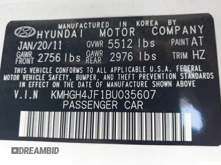 2011 Hyundai Equus Ultimate с VIN KMHGH4JF1BU035607, выставлен на аукционе IAAI как лот 42519619 с пробегом 116 107 миль миль и . История ставок и продаж доступна на DreamBid. Изображение 9.