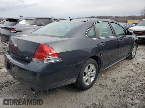 2014 Chevrolet Impala LS with VIN 2G1WA5E3XE1175822, listed as a Copart auction lot 47144095 with 122,272 mi miles and Clean Title. Bid and sale history available at DreamBid. Image 3.