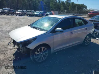 2021 Hyundai Accent Limited with VIN 3KPC34A62ME134438, listed as a IAAI auction lot 41412917 with 140,547 mi miles. Bid and sale history available at carsss.com. Image 22.