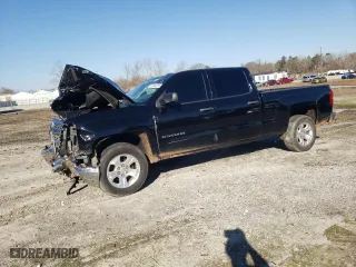 2014 Chevrolet Silverado 1500 LT with VIN 1GCUKRECXEF196715, listed as a Copart auction lot 41894235 with 0 mi miles and Salvage Title. Bid and sale history available at carsss.com. Image 1.