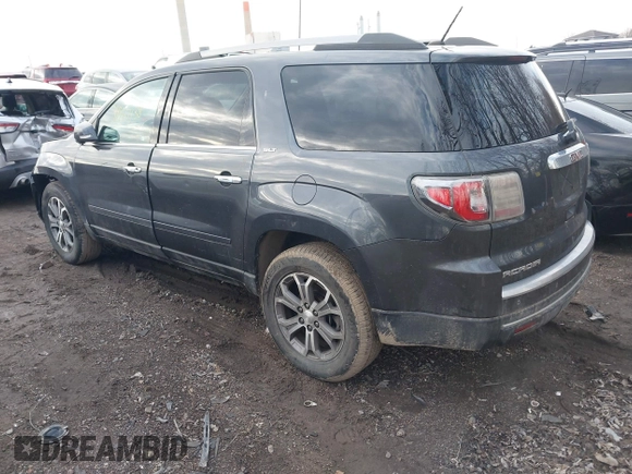 2013 GMC Acadia SLT with VIN 1GKKRSKD0DJ182278, listed as a IAAI auction lot 41467138 with 166,975 mi miles and . Bid and sale history available at carsss.com. Image 3.