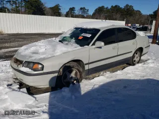 2003 Chevrolet Impala with VIN 2G1WF52K839297140, listed as a Copart auction lot 86056574 with 0 mi miles and Salvage Title. Bid and sale history available at carsss.com. Image 1.