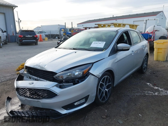 2017 Ford Focus SEL with VIN 1FADP3H23HL221712, listed as a IAAI auction lot 41823077 with 51,233 mi miles. Bid and sale history available at carsss.com. Image 17.
