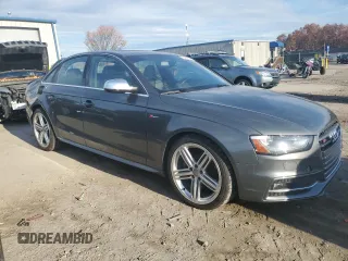 2016 Audi S4 Premium Plus with VIN WAUBGAFL6GA011369, listed as a Copart auction lot 76981094 with 79,676 mi miles and Salvage Title. Bid and sale history available at carsss.com. Image 4.