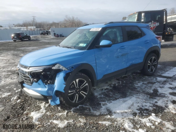 2024 Chevrolet TrailBlazer LT with VIN KL79MRSL5RB049944, listed as a Copart auction lot 82815034 with 11,669 mi miles and Salvage Title. Bid and sale history available at carsss.com. Image 1.