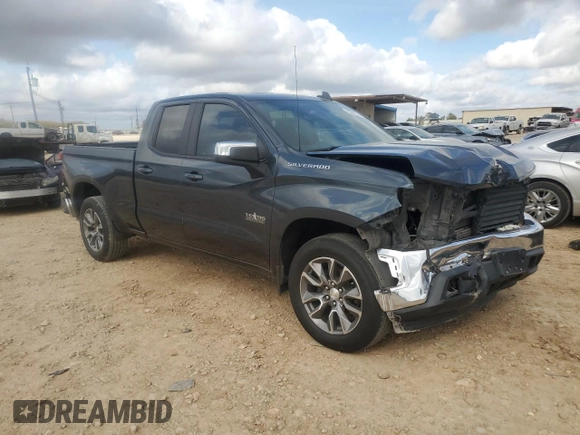 2019 Chevrolet Silverado 1500 LT with VIN 1GCRWCEK9KZ243709, listed as a Copart auction lot 85041514 with 79,780 mi miles and Salvage Title. Bid and sale history available at DreamBid. Image 4.