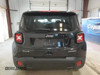 2018 Jeep Renegade Sport with VIN ZACCJBAB5JPG99448, listed as a Copart auction lot 48458525 with 62,331 mi miles and Salvage Title. Bid and sale history available at DreamBid. Image 6.