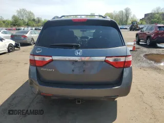 2013 Honda Odyssey EX-L with VIN 5FNRL5H62DB050667, listed as a Copart auction lot 55696425 with 209,435 mi miles and Clean Title. Bid and sale history available at carsss.com. Image 6.