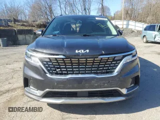 2022 Kia Carnival EX with VIN KNDNC5H35N6072809, listed as a Copart auction lot 47609974 with 0 mi miles and Salvage Title. Bid and sale history available at carsss.com. Image 5.
