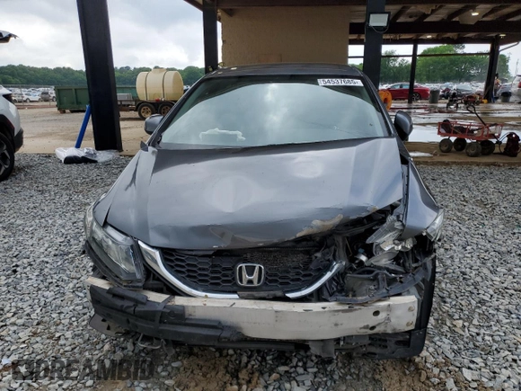 2013 Honda Civic LX with VIN 19XFB2F56DE280653, listed as a Copart auction lot 54537685 with 159,961 mi miles and Salvage title. Bid and sale history available at DreamBid. Image 5.