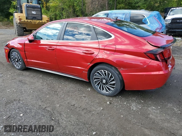 2020 Hyundai Sonata Hybrid Ultimate with VIN KMHL34JJ7LA011722, listed as a Copart auction lot 73647564 with 48,195 mi miles and Salvage Title. Bid and sale history available at carsss.com. Image 2.