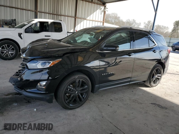 2020 Chevrolet Equinox LT with VIN 2GNAXLEX4L6189116, listed as a Copart auction lot 45707755 with 81,495 mi miles and Salvage Title. Bid and sale history available at carsss.com. Image 1.