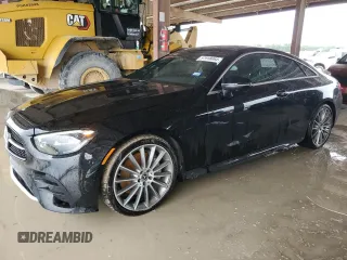 2022 Mercedes-Benz E 450 with VIN W1K1J5JB1NF186608, listed as a Copart auction lot 57918064 with 45,859 mi miles and Salvage title. Bid and sale history available at DreamBid. Image 1.