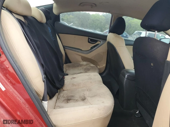 2012 Hyundai Elantra GLS PZEV with VIN KMHDH4AE4CU321205, listed as a Copart auction lot 50768905 with 0 mi miles and Clean Title. Bid and sale history available at carsss.com. Image 10.