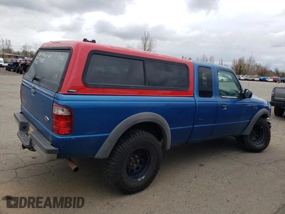 2001 Ford Ranger XL Fleet with VIN 1FTZR15E41PA65773, listed as a Copart auction lot 46953075 with 271,463 mi miles and Salvage Title. Bid and sale history available at carsss.com. Image 3.