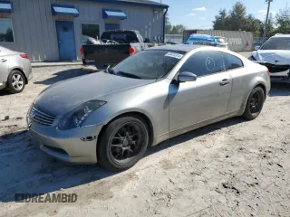 2003 Infiniti G35 Coupe w/Leather with VIN JNKCV54E23M212573, listed as a Copart auction lot 42488415 with 0 mi miles and Clean Title. Bid and sale history available at carsss.com. Image 1.