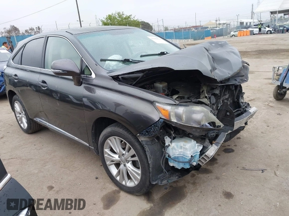 2010 Lexus RX 450h with VIN JTJZB1BA1A2400374, listed as a IAAI auction lot 42189614 with 122,413 mi miles and . Bid and sale history available at DreamBid. Image 1.