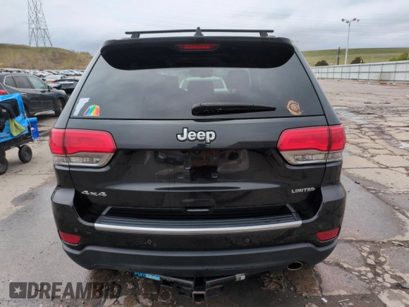 2016 Jeep Grand Cherokee Limited 75th Anniversary with VIN 1C4RJFBG2GC441039, listed as a Copart auction lot 54755875 with 97,242 mi miles and Salvage Title. Bid and sale history available at DreamBid. Image 6.