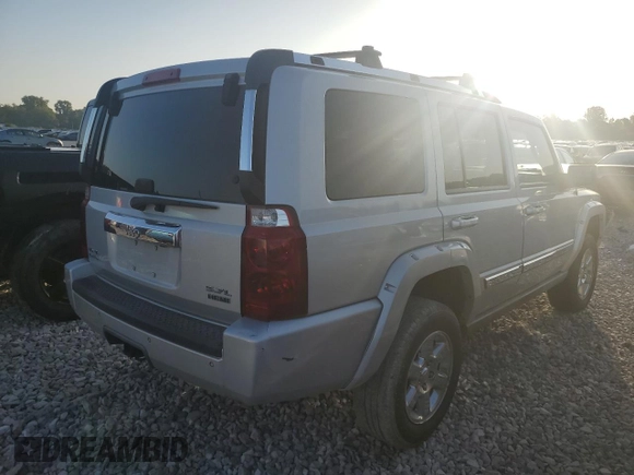2006 Jeep Commander Limited z VIN 1J8HG58296C170388, wystawiony jako Copart lot #61134795 z przebiegiem 117 992 mil mil oraz Szkoda całkowita • Salvage title. Historia ofert i sprzedaży dostępna na DreamBid. Obrazek 3.