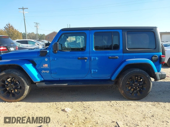 2022 Jeep Wrangler Unlimited Sahara with VIN 1C4JJXP64NW192452, listed as a IAAI auction lot 41631295 with 23,738 mi miles and . Bid and sale history available at DreamBid. Image 14.