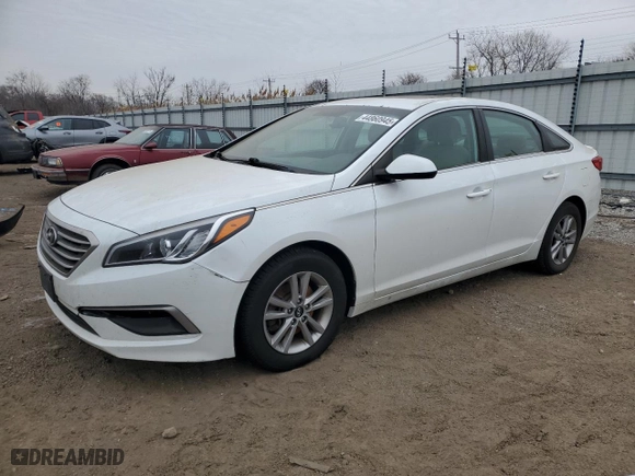 2015 Hyundai Sonata 2.4L SE with VIN 5NPE24AF0FH008623, listed as a Copart auction lot 44860945 with 143,046 mi miles and Clean Title. Bid and sale history available at carsss.com. Image 1.