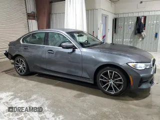 2021 BMW 3 Series 330i xDrive with VIN 3MW5R7J08M8C13628, listed as a Copart auction lot 48145365 with 48,457 mi miles and Salvage Title. Bid and sale history available at carsss.com. Image 4.
