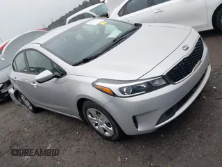 2017 Kia Forte LX with VIN 3KPFK4A71HE090673, listed as a IAAI auction lot 41504905 with 148,388 mi miles. Bid and sale history available at carsss.com. Image 1.