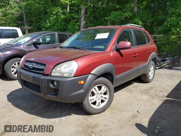 2006 Hyundai Tucson GLS with VIN KM8JN72D16U377349, listed as a IAAI auction lot 42210073 with Not Provided miles and . Bid and sale history available at DreamBid. Image 2.
