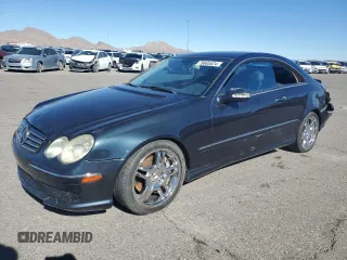 2005 Mercedes-Benz CLK 55 AMG with VIN WDBTJ76H15F161721, listed as a Copart auction lot 79685524 with 200,223 mi miles and Salvage Title. Bid and sale history available at DreamBid. Image 1.