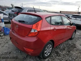 2013 Hyundai Accent GL with VIN KMHCT5AEXDU137369, listed as a Copart auction lot 83940744 with 114,521 mi miles and Salvage Title. Bid and sale history available at carsss.com. Image 3.