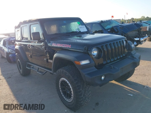 2018 Jeep Wrangler Unlimited Sport S z VIN 1C4HJXDG9JW169478, wystawiony jako IAAI lot #40387425 z przebiegiem 59 287 mil mil oraz . Historia ofert i sprzedaży dostępna na DreamBid. Obrazek 1.