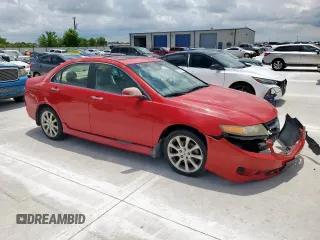 2006 Acura TSX with VIN JH4CL96806C016467, listed as a Copart auction lot 57245025 with 166,917 mi miles and Salvage title. Bid and sale history available at DreamBid. Image 4.